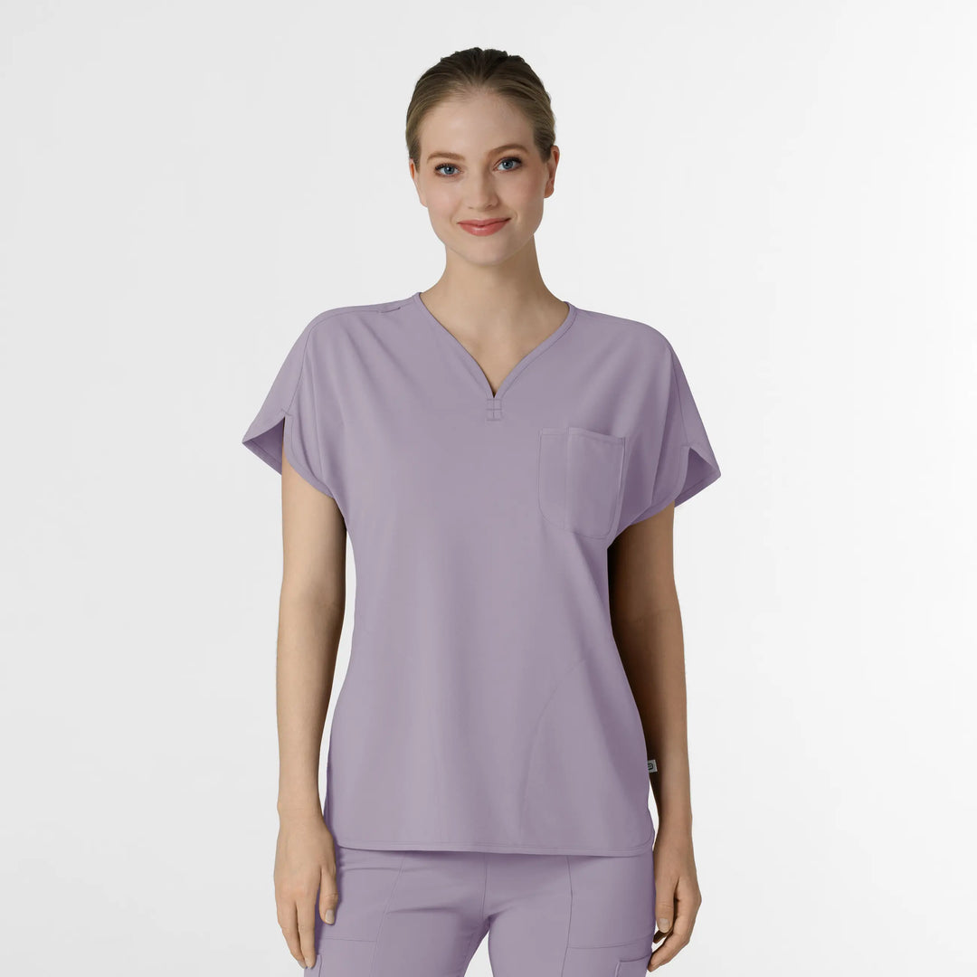 Wink Scrubs Women's RENEW Dolman Scrub Top Wisteria | scrub-supply.com
