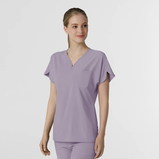 Wink Scrubs Women's RENEW Dolman Scrub Top Wisteria | scrub-supply.com