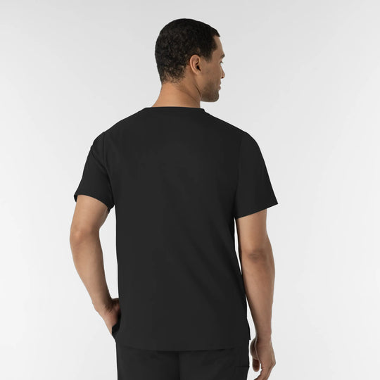 Wink Scrubs Men's Men’s Classic Tee Scrub Top Black | scrub-supply.com