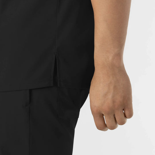 Wink Scrubs Men's Men’s Classic Tee Scrub Top Black | scrub-supply.com