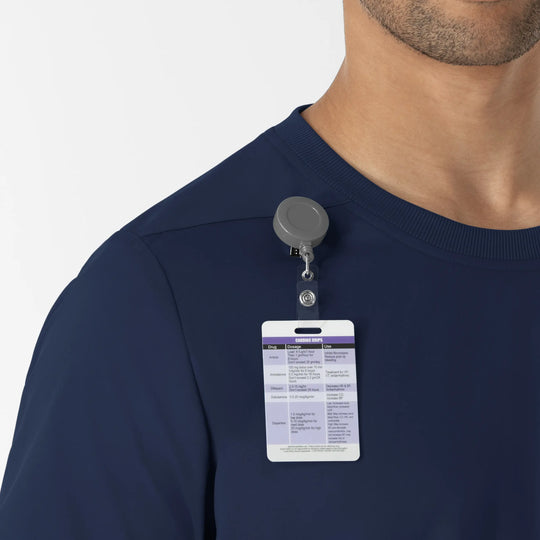 Wink Scrubs Men's Men’s Classic Tee Scrub Top Navy | scrub-supply.com