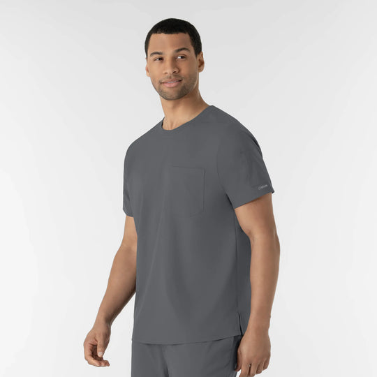 Wink Scrubs Men's Men’s Classic Tee Scrub Top Pewter | scrub-supply.com