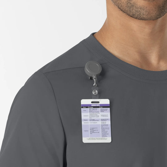 Wink Scrubs Men's Men’s Classic Tee Scrub Top Pewter | scrub-supply.com