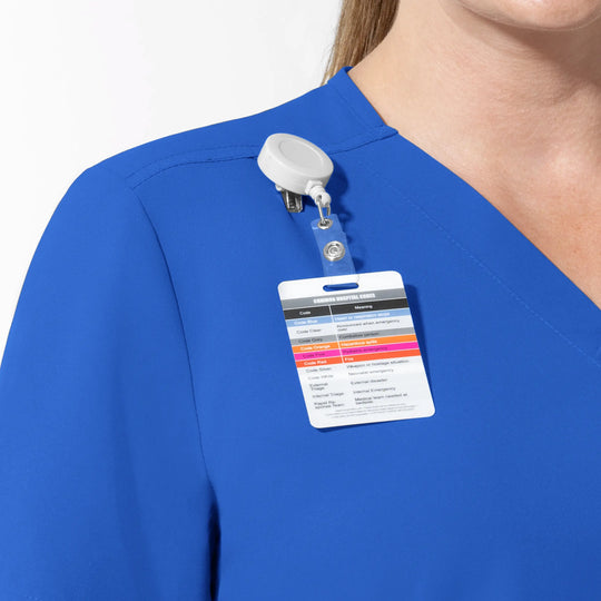 Wink Scrubs Unisex NURTUR V-Neck Scrub Top Royal Blue | scrub-supply.com
