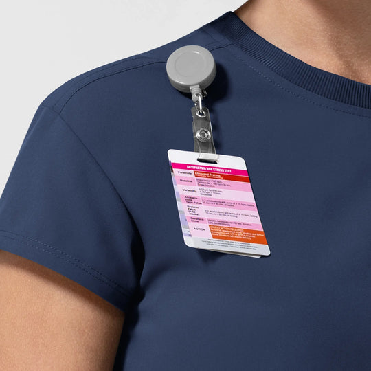 Wink Scrubs Women's Cap Sleeve Crew Neck Scrub Top Navy | scrub-supply.com