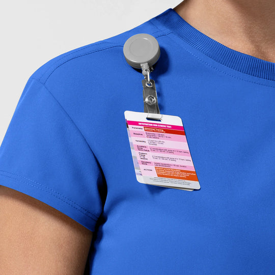 Wink Scrubs Women's Cap Sleeve Crew Neck Scrub Top Royal Blue | scrub-supply.com