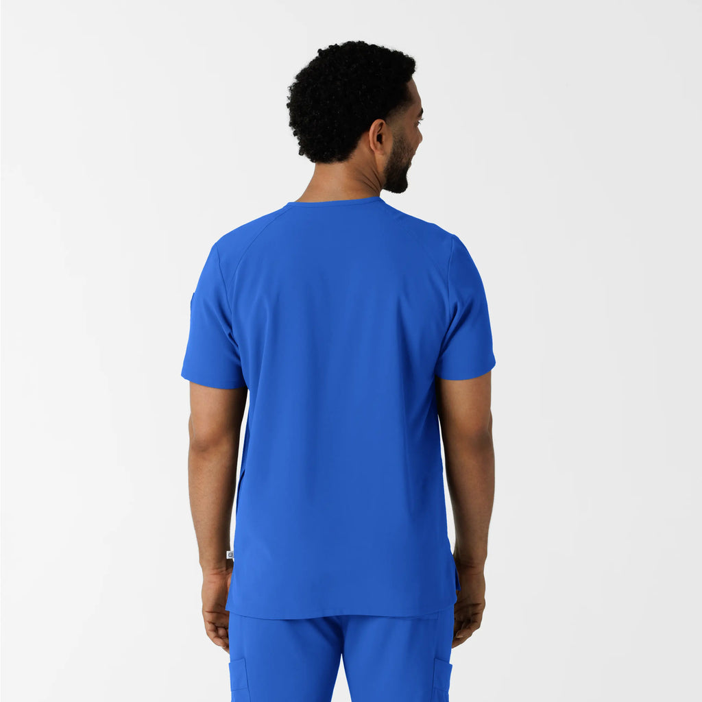 Wink Scrubs Men's V-Neck 5 Pocket Scrub Top Royal Blue | scrub-supply.com