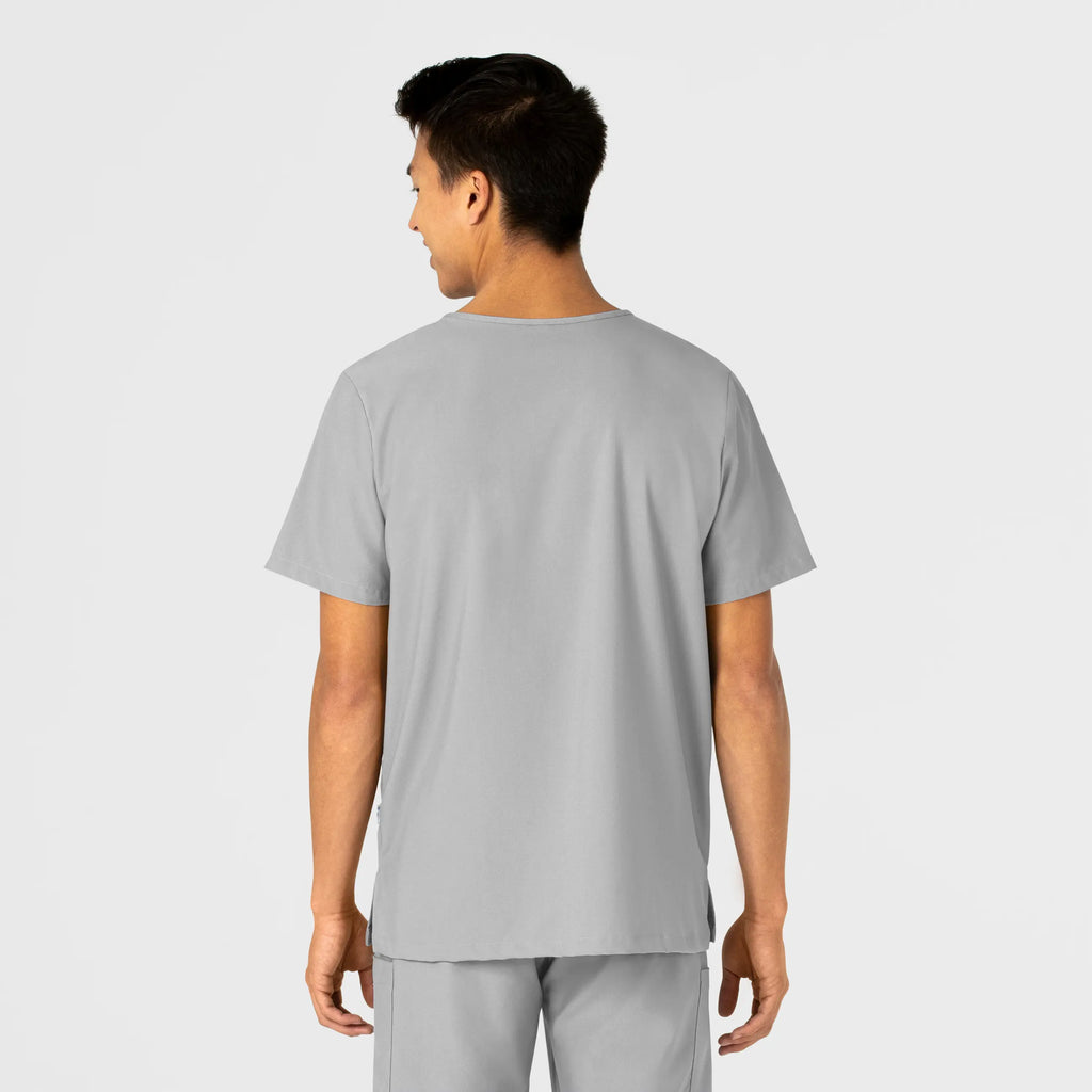 Wink Scrubs Unisex 4 Pocket Utility Scrub Top Grey | scrub-supply.com