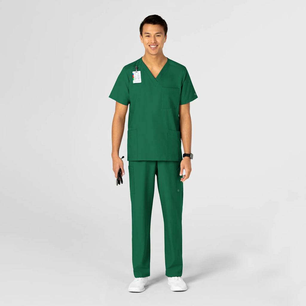 Wink Scrubs Unisex 4 Pocket Utility Scrub Top Hunter | scrub-supply.com