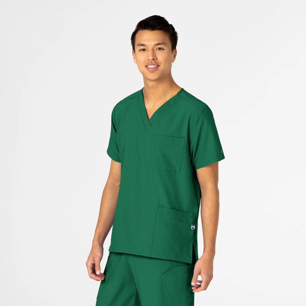 Wink Scrubs Unisex 4 Pocket Utility Scrub Top Hunter | scrub-supply.com