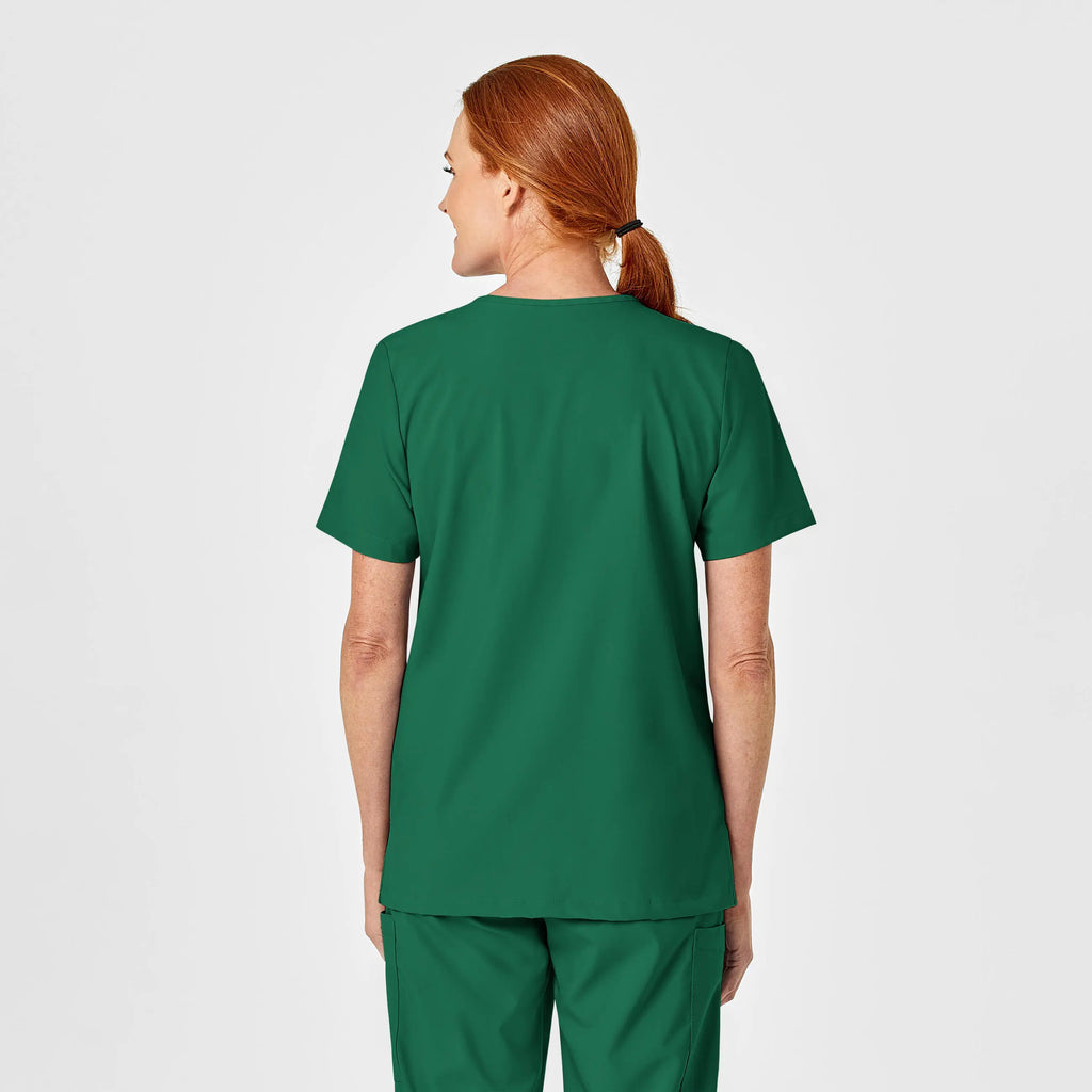 Wink Scrubs Unisex 4 Pocket Utility Scrub Top Hunter | scrub-supply.com