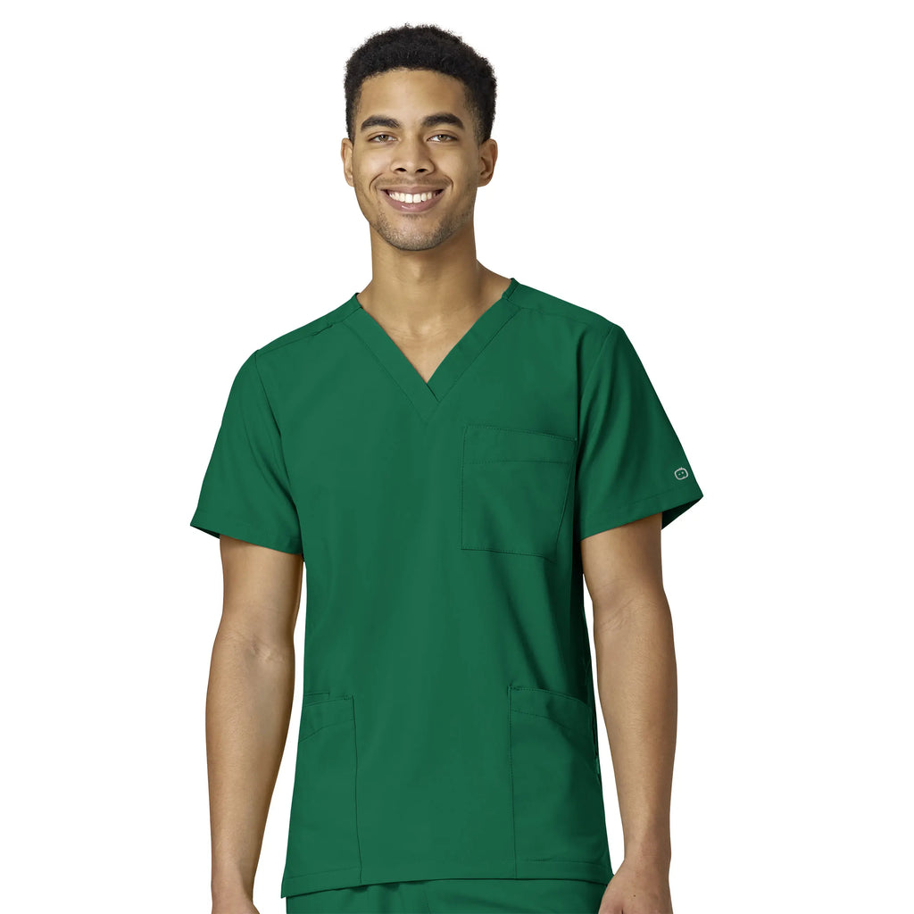 Wink Scrubs Unisex 4 Pocket Utility Scrub Top Hunter | scrub-supply.com