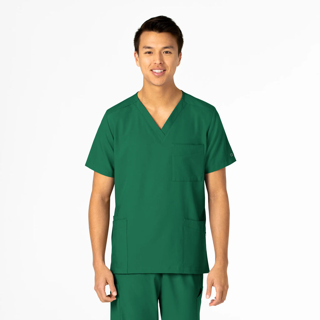 Wink Scrubs Unisex 4 Pocket Utility Scrub Top Hunter | scrub-supply.com