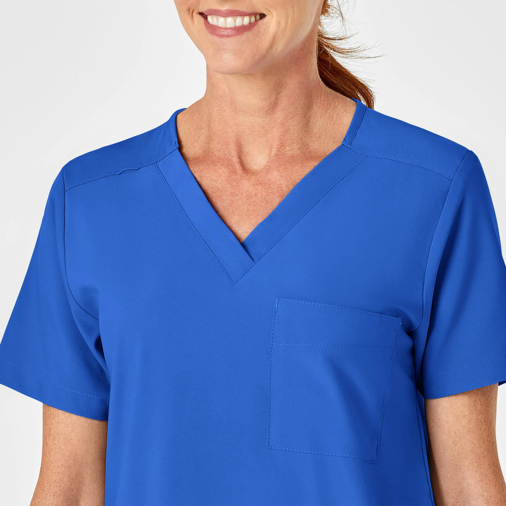 Wink Scrubs Unisex 4 Pocket Utility Scrub Top Royal Blue | scrub-supply.com