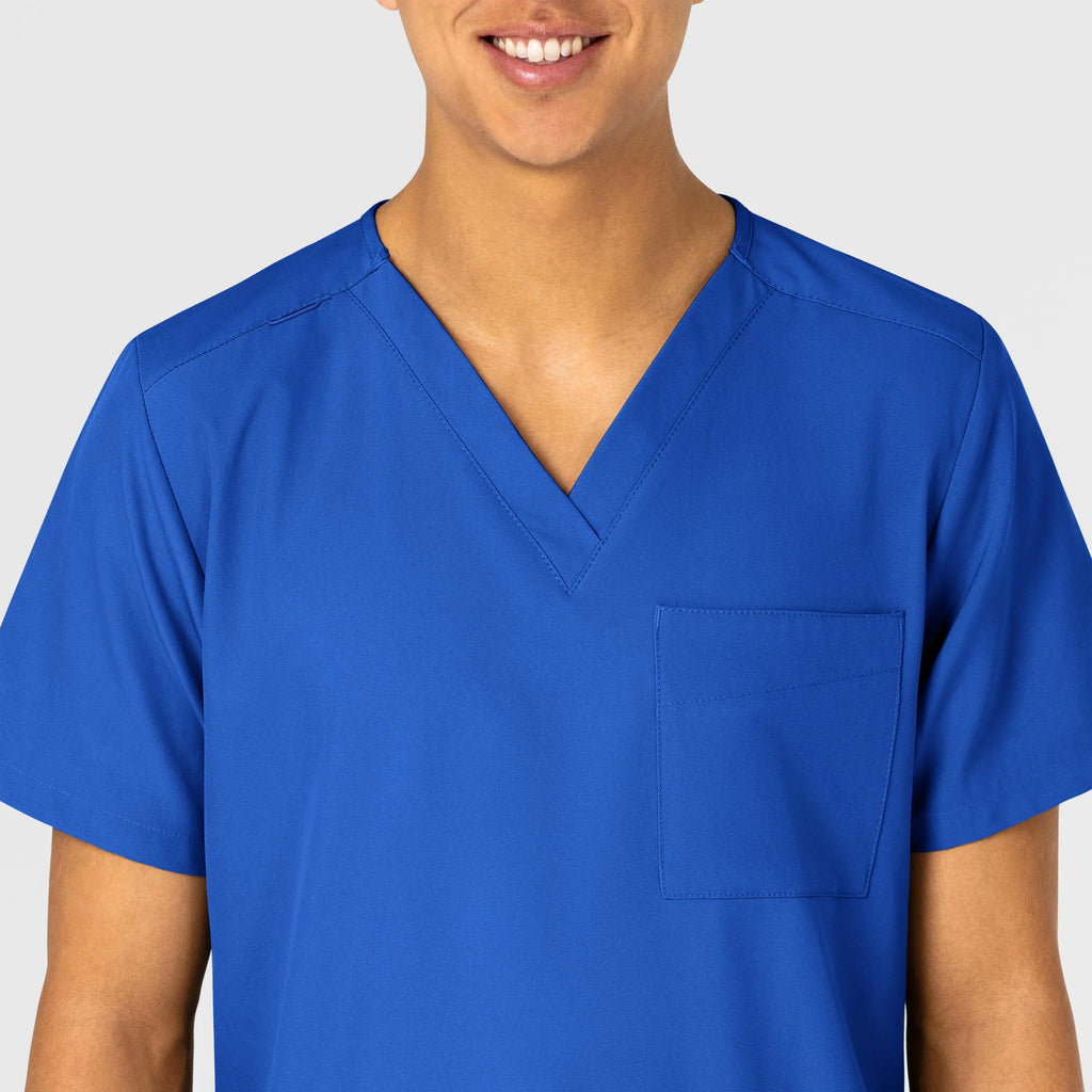 Wink Scrubs Unisex 4 Pocket Utility Scrub Top Royal Blue | scrub-supply.com