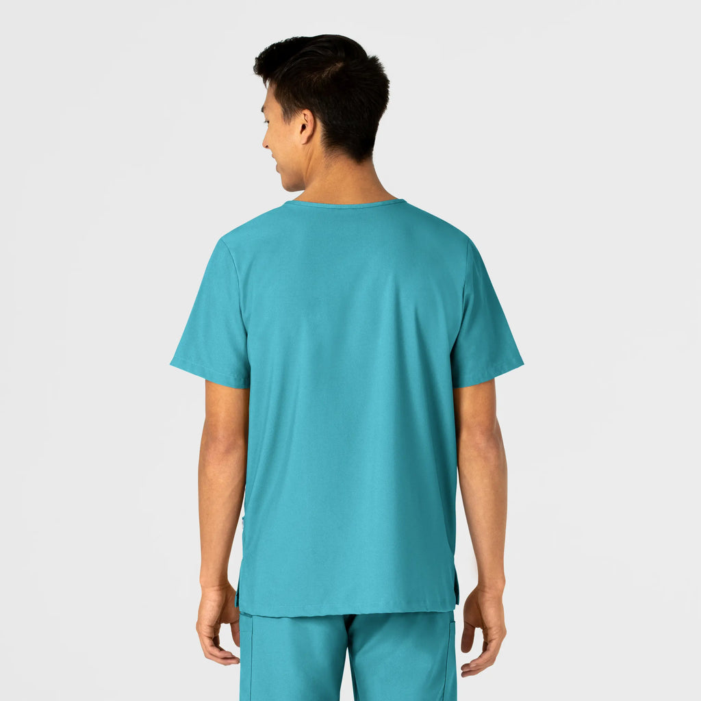 Wink Scrubs Unisex 4 Pocket Utility Scrub Top Teal | scrub-supply.com