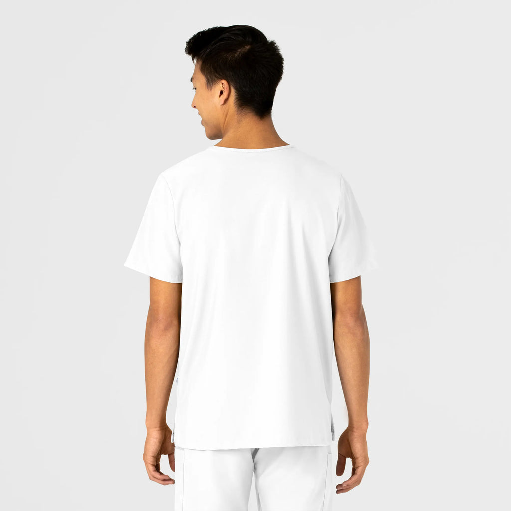 Wink Scrubs Unisex 4 Pocket Utility Scrub Top White | scrub-supply.com