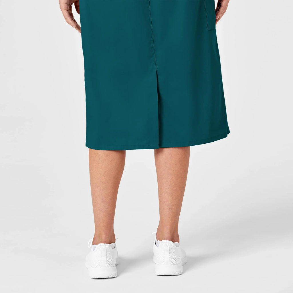 Wink Scrubs Women's Pull On Cargo Skirt Caribbean Blue | scrub-supply.com