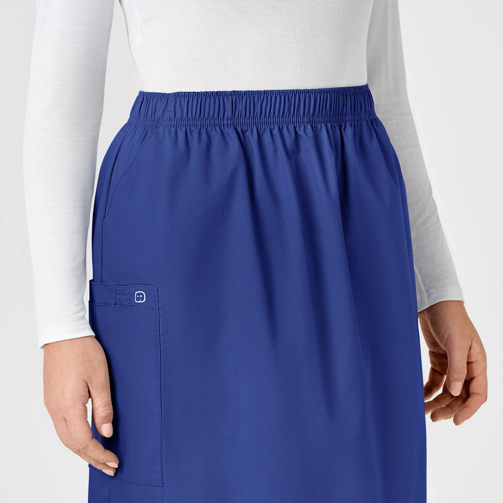 Wink Scrubs Women's Pull On Cargo Skirt Galaxy Blue | scrub-supply.com