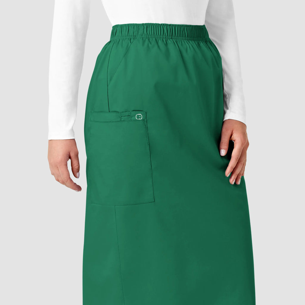 Wink Scrubs Women's Pull On Cargo Skirt Hunter | scrub-supply.com