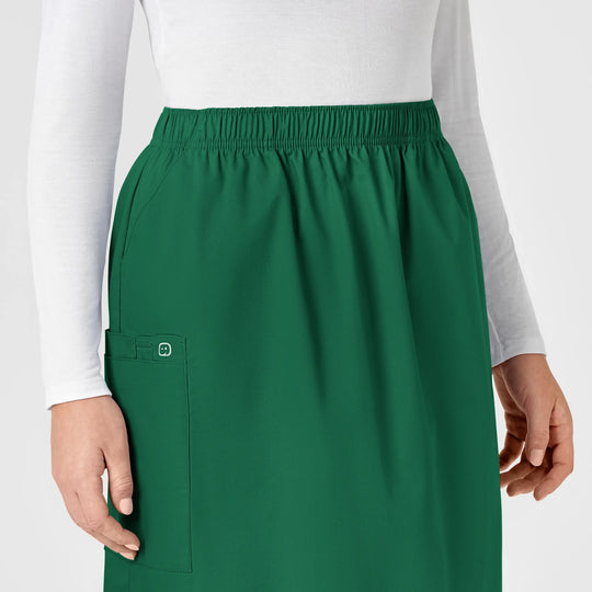 Wink Scrubs Women's Pull On Cargo Skirt Hunter | scrub-supply.com