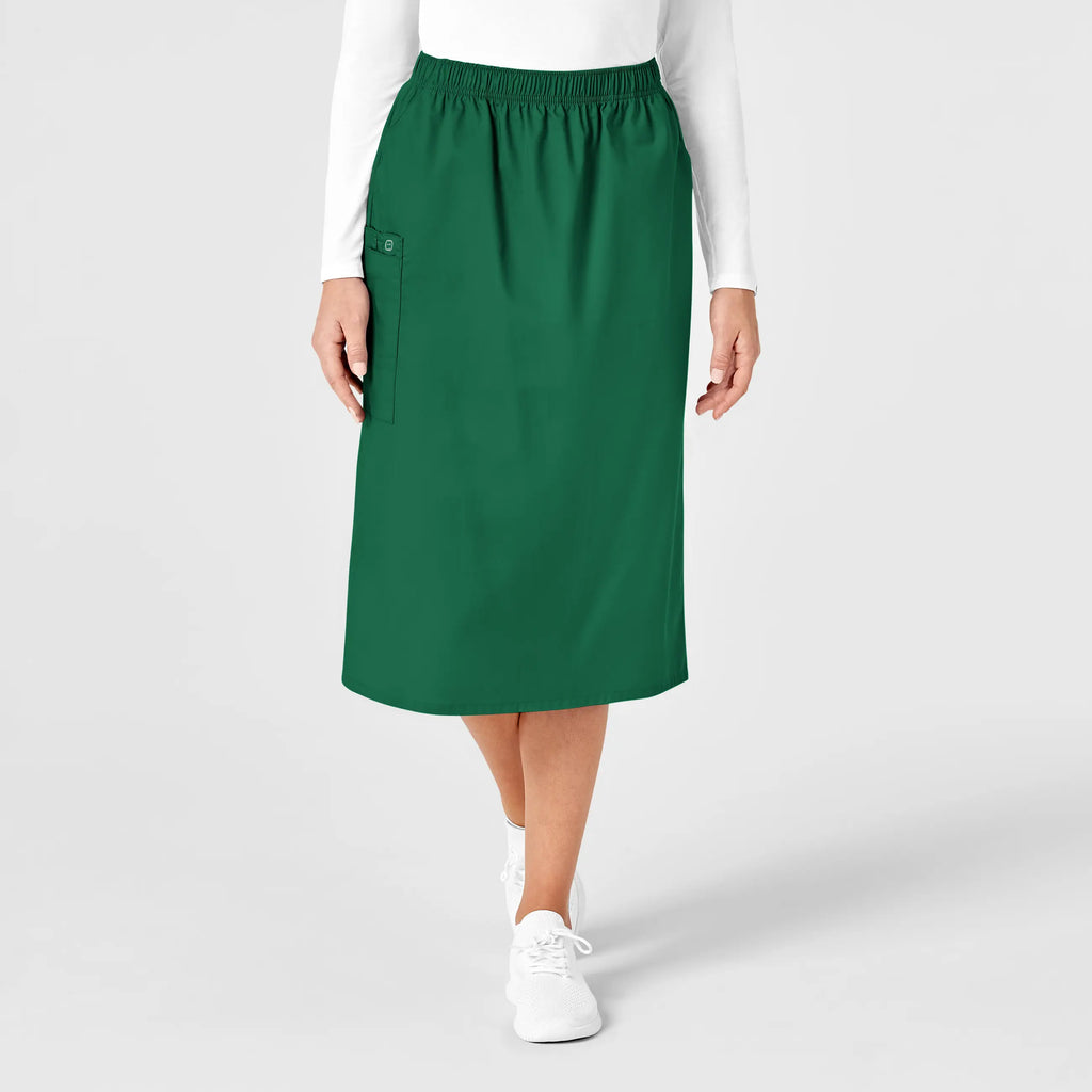 Wink Scrubs Women's Pull On Cargo Skirt Hunter | scrub-supply.com