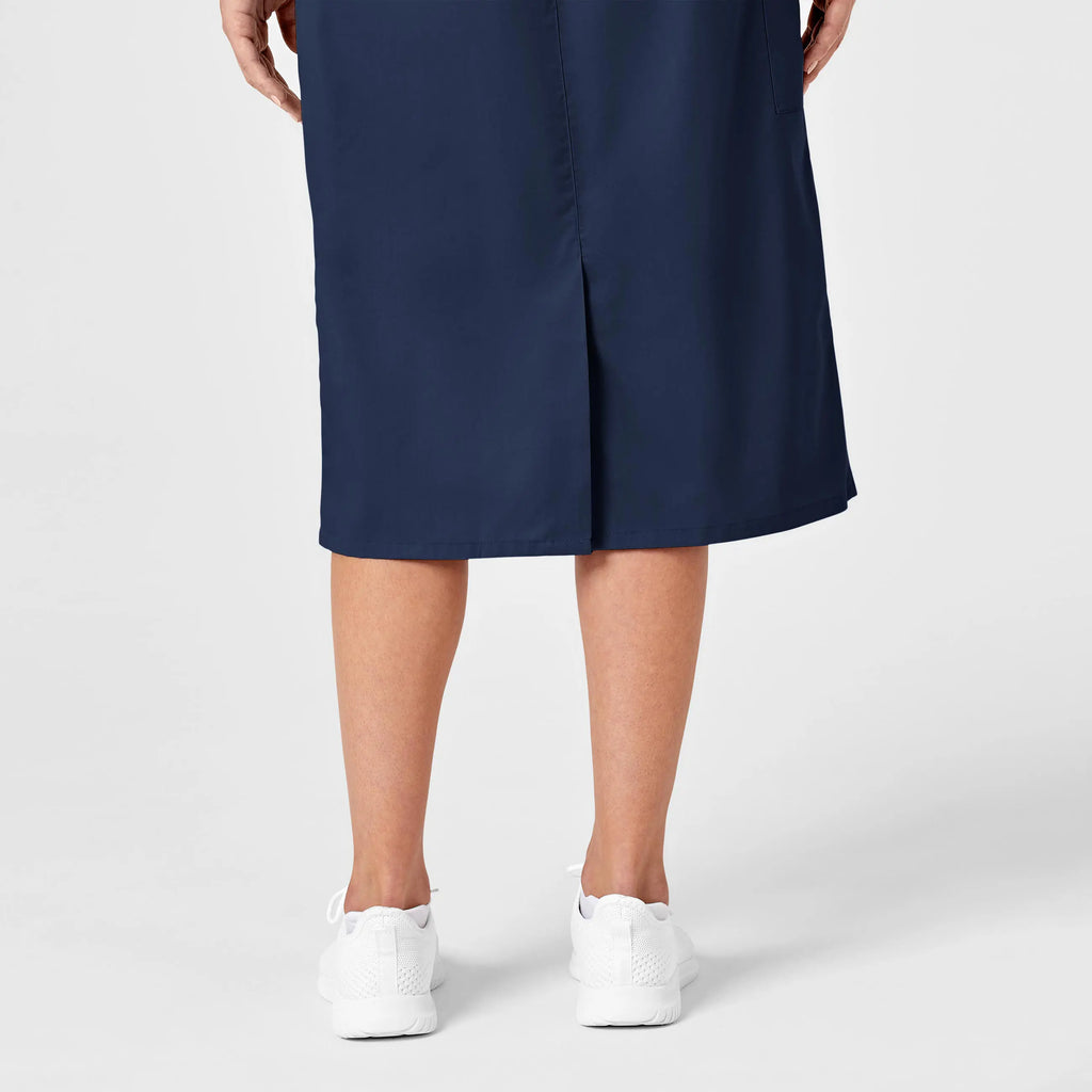 Wink Scrubs Women's Pull On Cargo Skirt Navy | scrub-supply.com