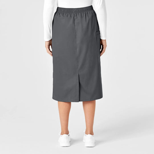 Wink Scrubs Women's Pull On Cargo Skirt Pewter | scrub-supply.com