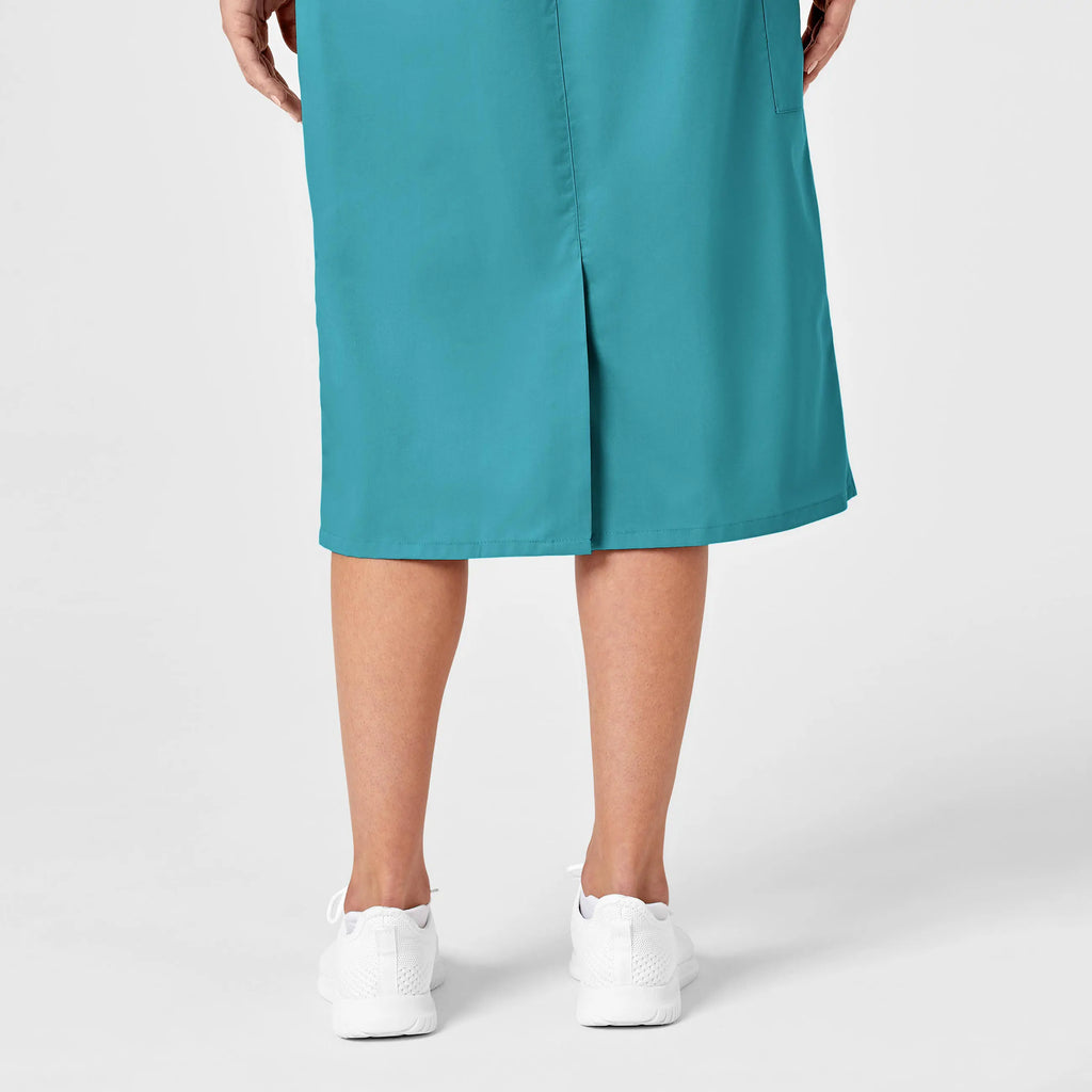 Wink Scrubs Women's Pull On Cargo Skirt Teal | scrub-supply.com