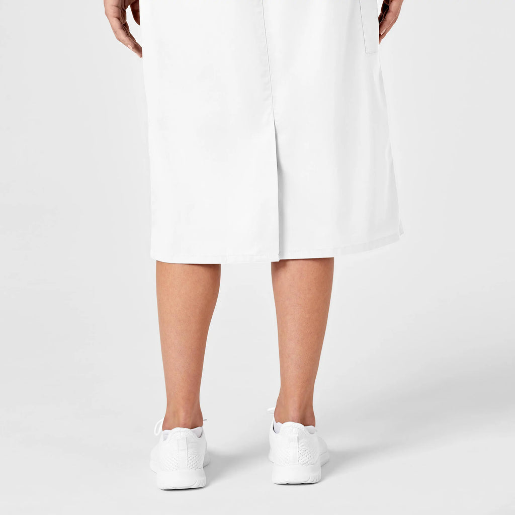 Wink Scrubs Women's Pull On Cargo Skirt White | scrub-supply.com