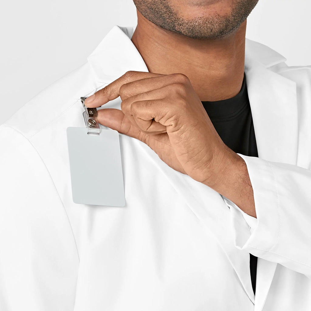 Wink Scrubs Men's 34 Inch Doctors Coat White | scrub-supply.com