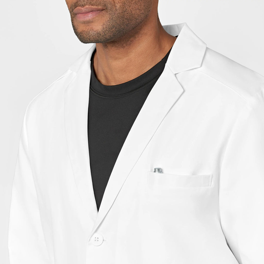 Wink Scrubs Men's 34 Inch Doctors Coat White | scrub-supply.com