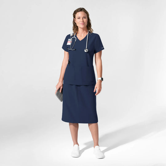 Wink Scrubs Women's Skirt Navy | scrub-supply.com