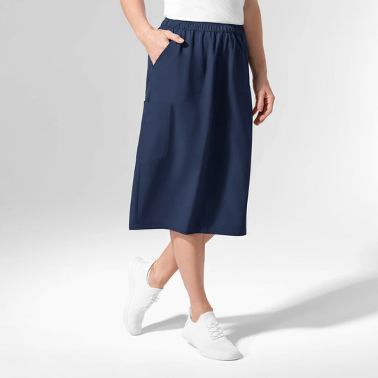Wink Scrubs Women's Skirt Navy | scrub-supply.com