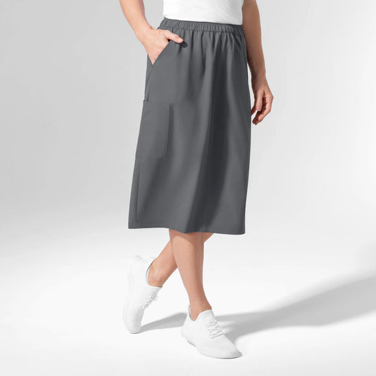 Wink Scrubs Women's Skirt Pewter | scrub-supply.com