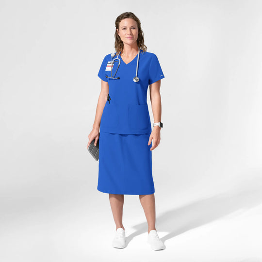 Wink Scrubs Women's Skirt Royal Blue | scrub-supply.com