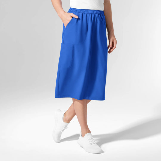 Wink Scrubs Women's Skirt Royal Blue | scrub-supply.com