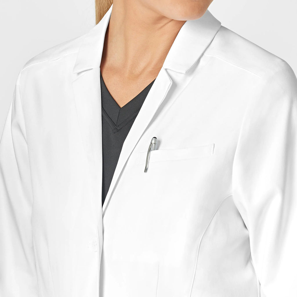 Wink Scrubs Women's 28 Inch Doctors Coat White | scrub-supply.com