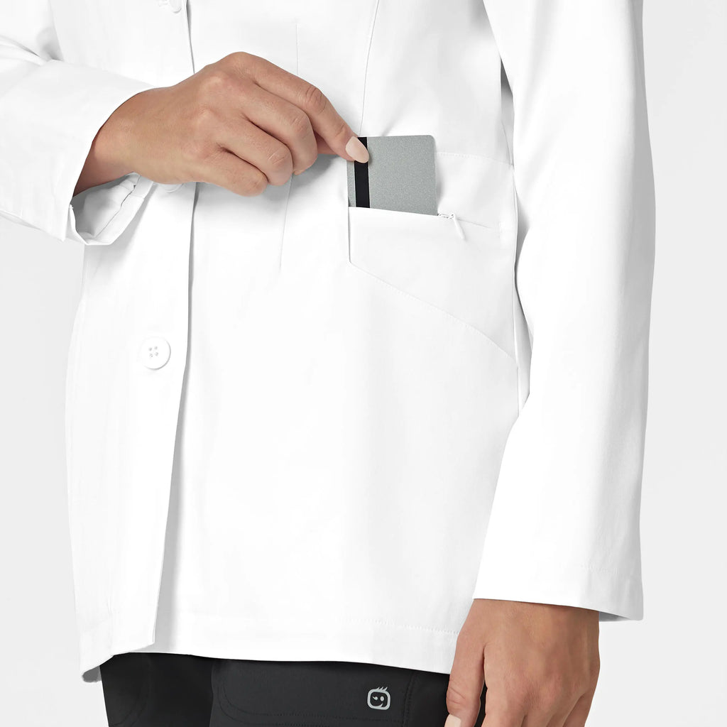 Wink Scrubs Women's 28 Inch Doctors Coat White | scrub-supply.com