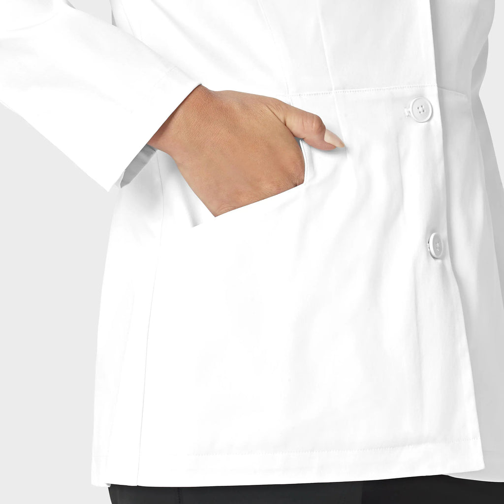 Wink Scrubs Women's 28 Inch Doctors Coat White | scrub-supply.com