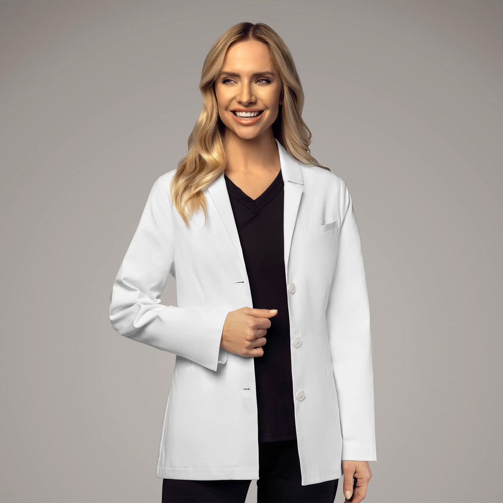 Wink Scrubs Women's 28 Inch Doctors Coat White | scrub-supply.com