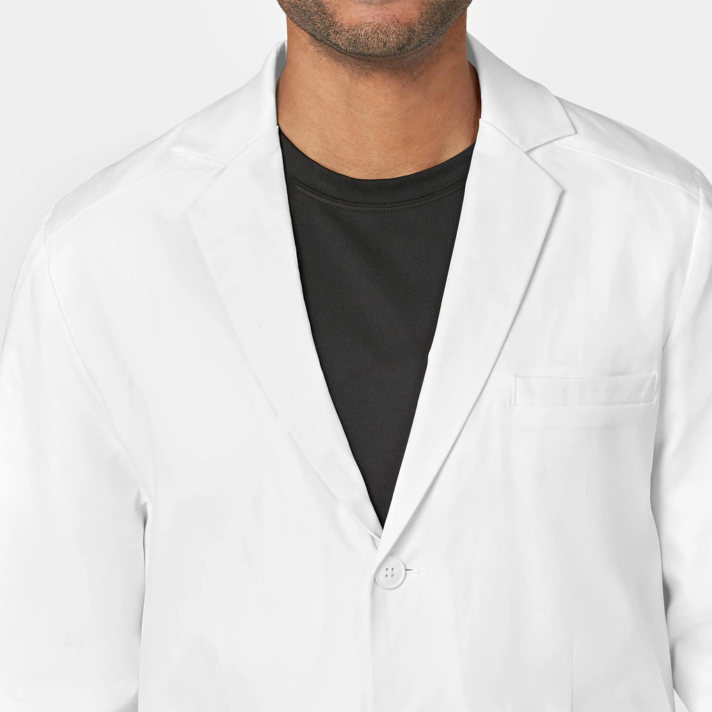 Wink Scrubs Men's 38 Inch Doctors Coat White | scrub-supply.com