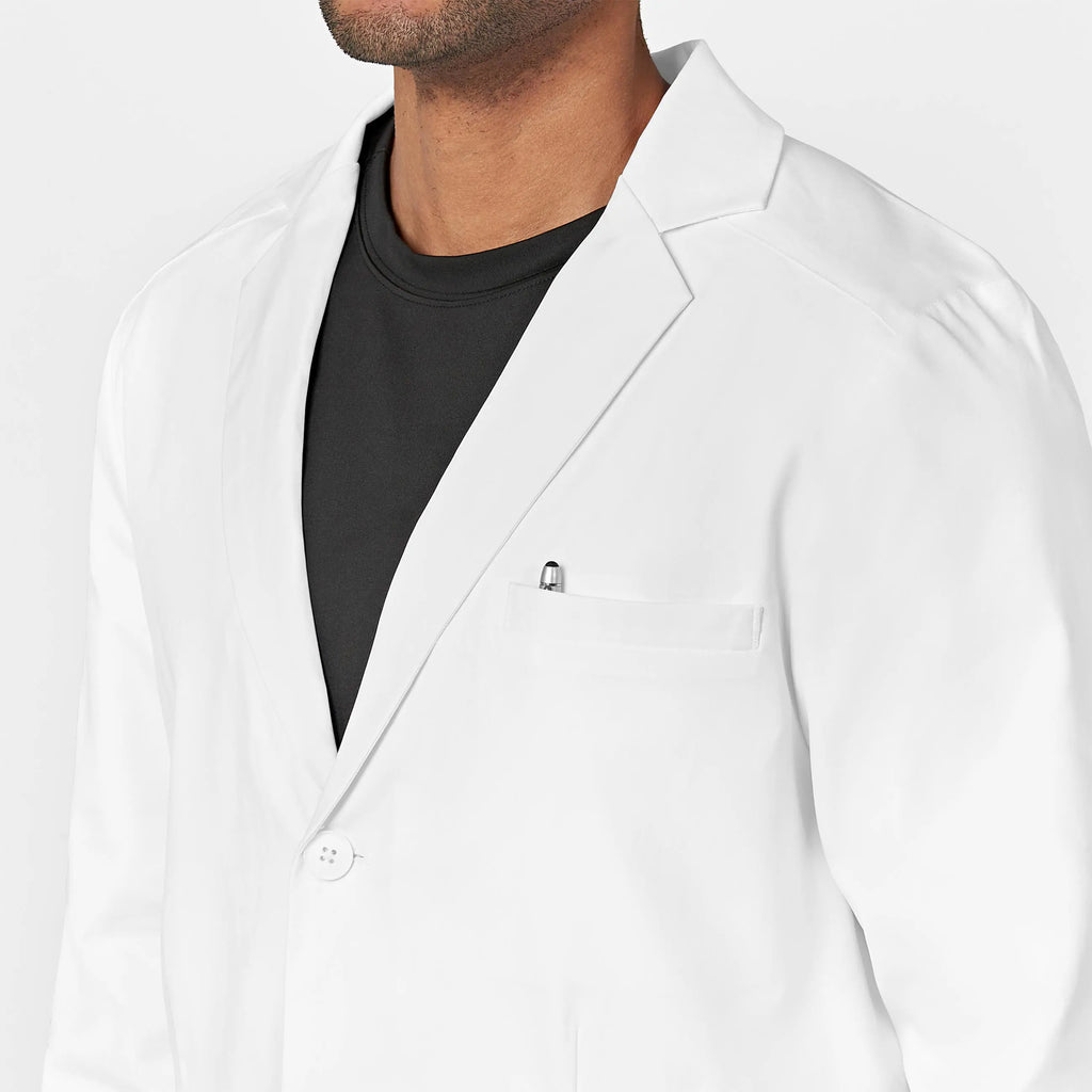 Wink Scrubs Men's 38 Inch Doctors Coat White | scrub-supply.com