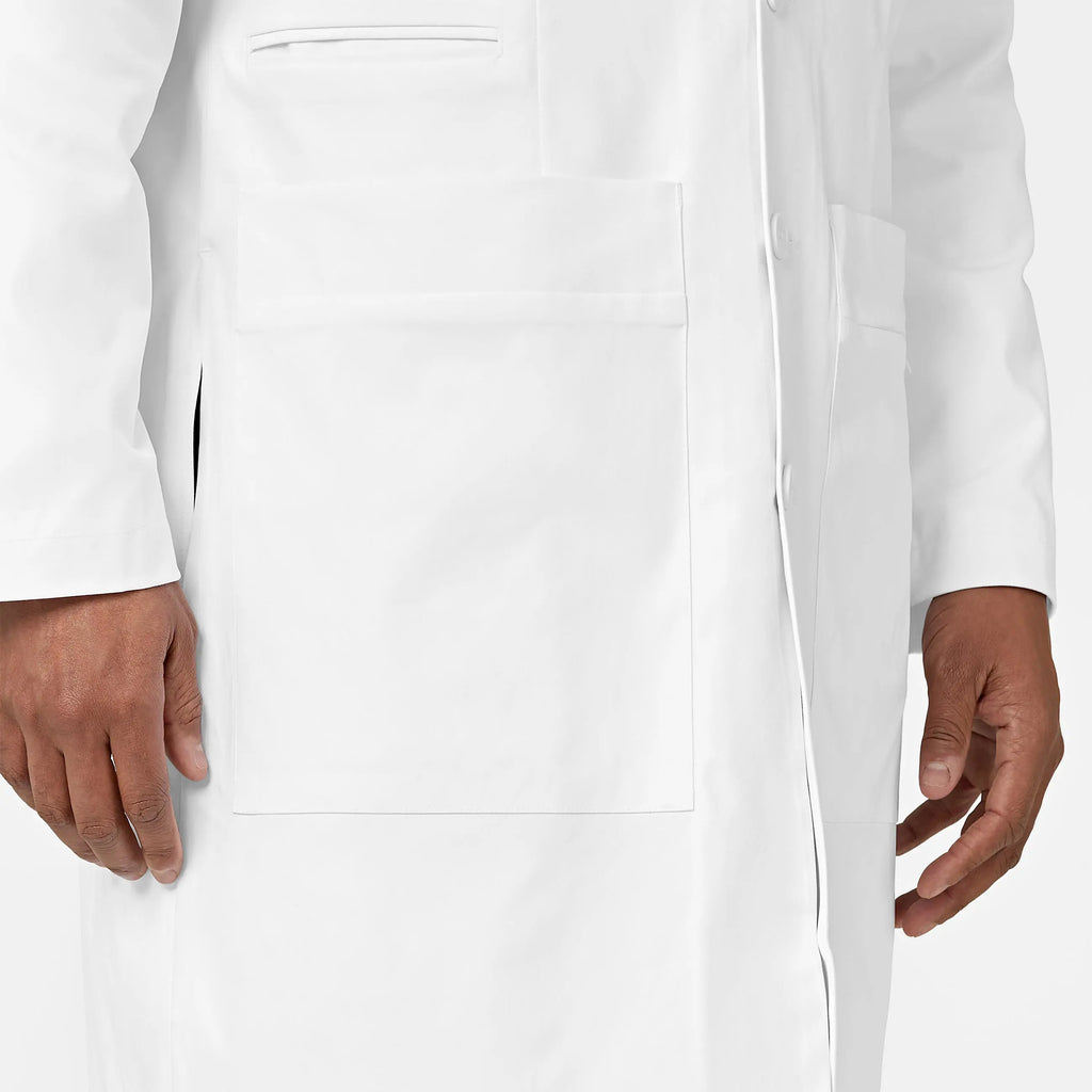 Wink Scrubs Men's 38 Inch Doctors Coat White | scrub-supply.com