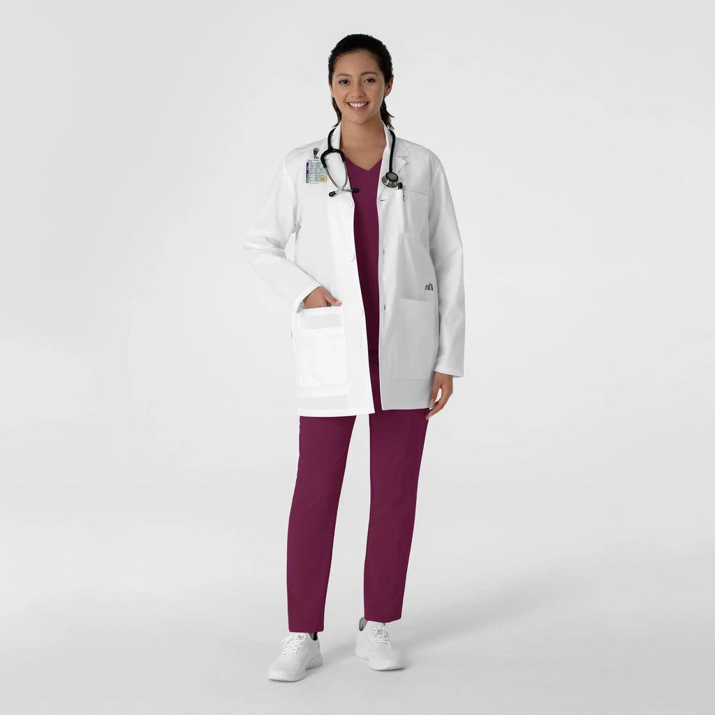 Wink Scrubs Unisex Iconic Lab Coat White | scrub-supply.com