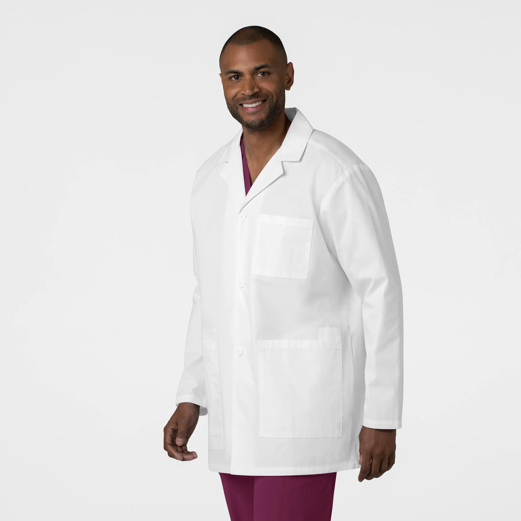 Wink Scrubs Unisex Iconic Lab Coat White | scrub-supply.com