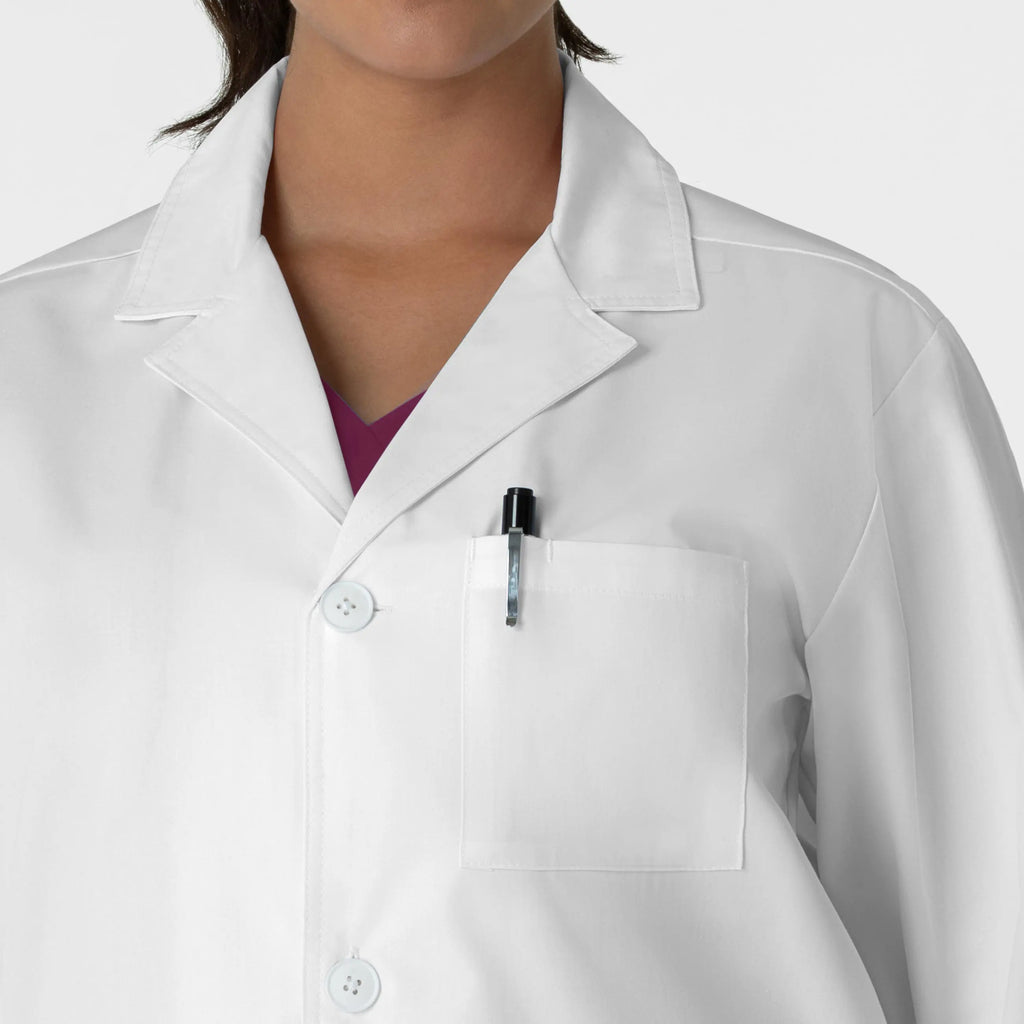 Wink Scrubs Unisex Iconic Lab Coat White | scrub-supply.com