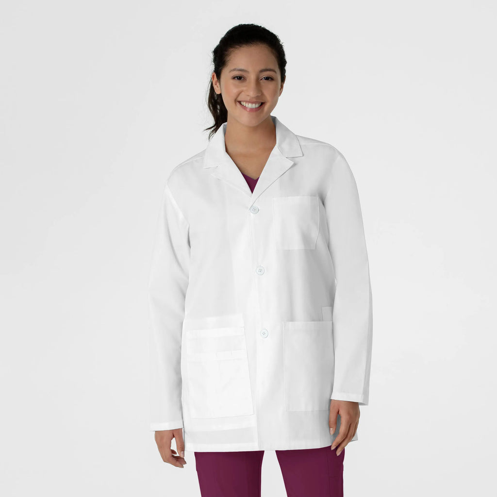 Wink Scrubs Unisex Iconic Lab Coat White | scrub-supply.com