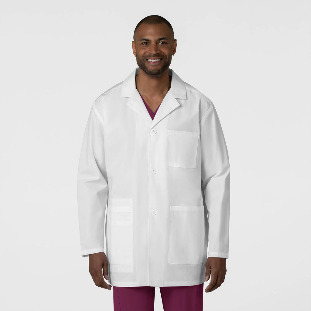 Wink Scrubs Unisex Iconic Lab Coat White | scrub-supply.com