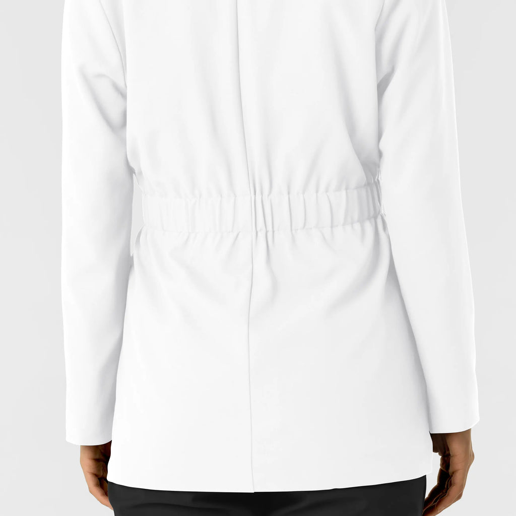 Wink Scrubs Women's Blazer Short Lab Coat White | scrub-supply.com